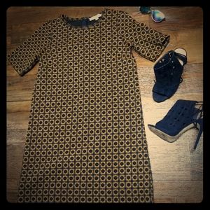 LOFT 60's inspo Mod Style Dress